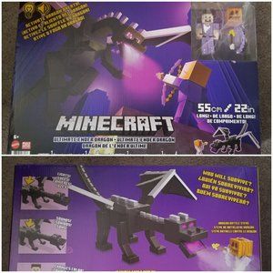 Minecraft Ultimate Enderdragon & Steve in Enchanted Armor